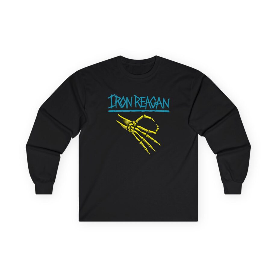 Iron Reagan Skeleton Hand Unisex Ultra Cotton Long Sleeve Tee
