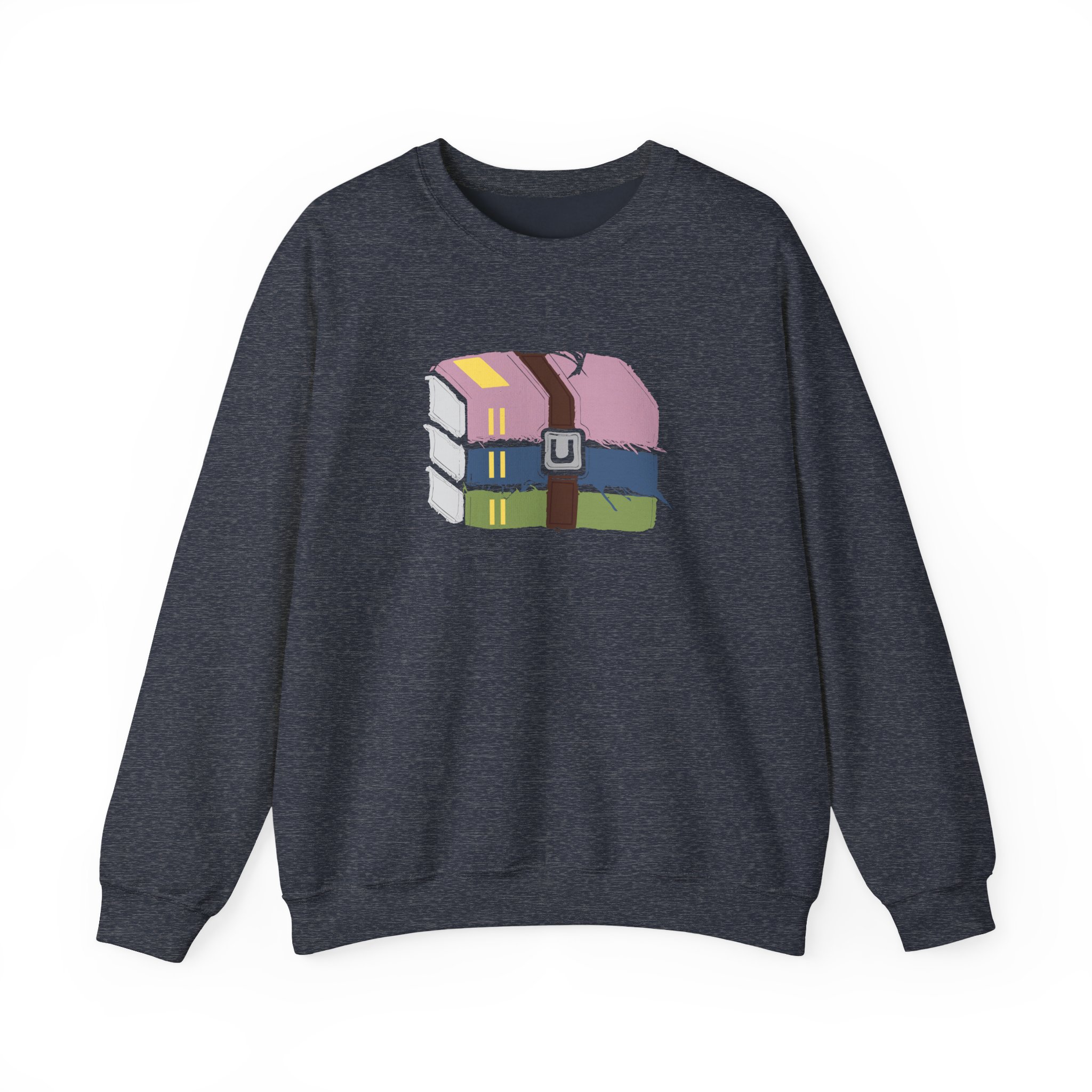 Winrar Frayed Logo Unisex Heavy Blendâ„¢ Crewneck Sweatshirt