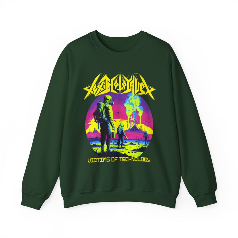 Toxic Holocaust Victims of Technology Unisex Heavy Blend™ Crewneck Sweatshirt