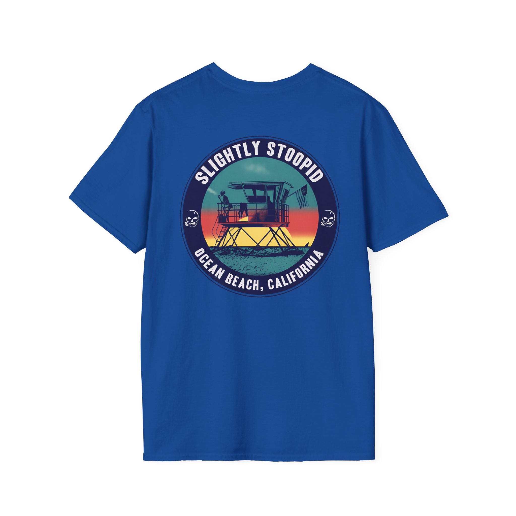 Slightly Stoopid Lifeguard Raglan Unisex Softstyle T-Shirt