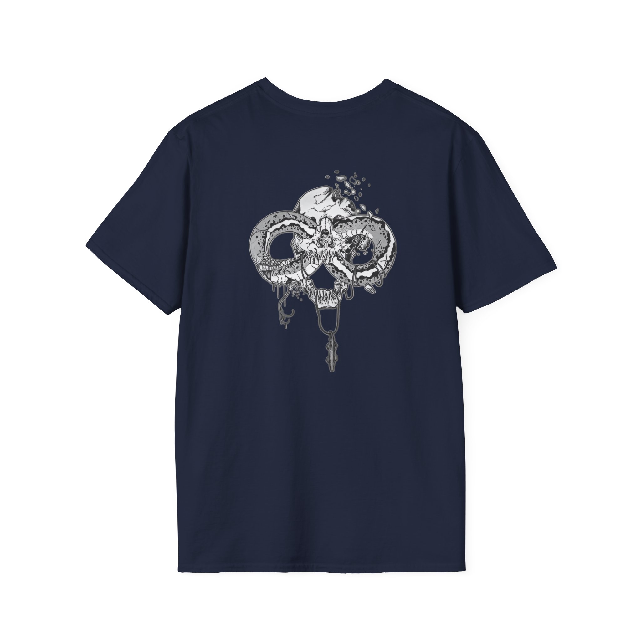 Power Trip Spikey Snake Unisex Softstyle T-Shirt