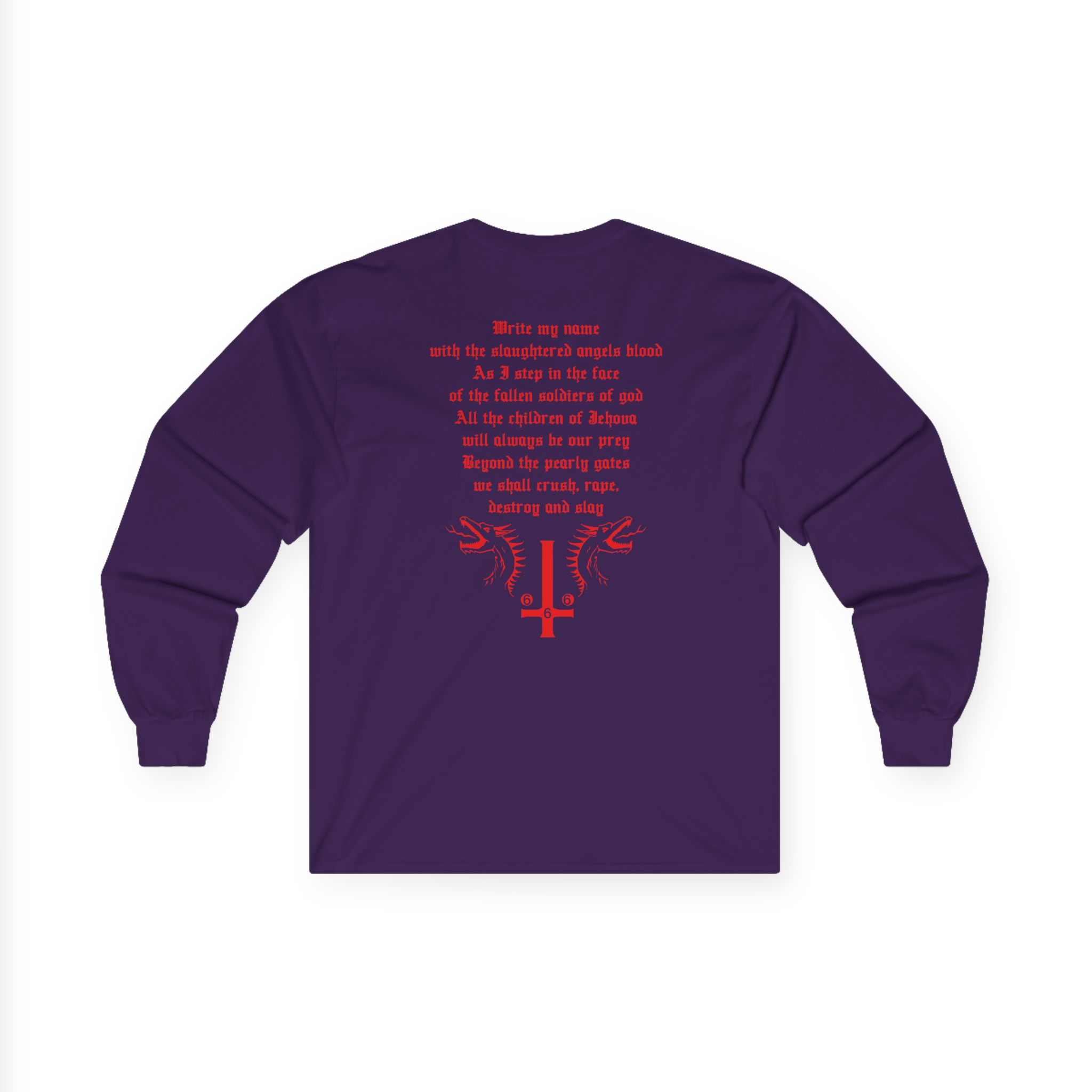 Marduk Demon With Wings Unisex Ultra Cotton Long Sleeve Tee