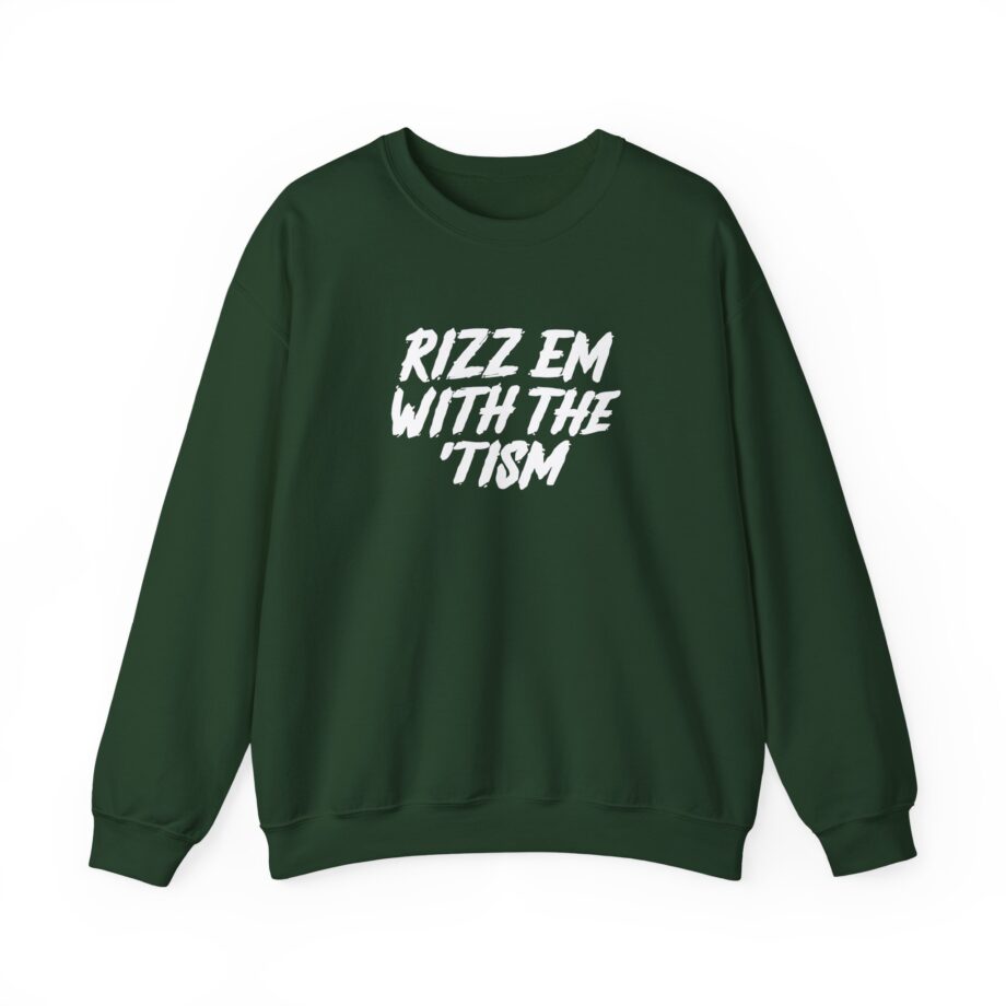 Ryan Windridge Rizz Em With the Tism Unisex Heavy Blend™ Crewneck Sweatshirt