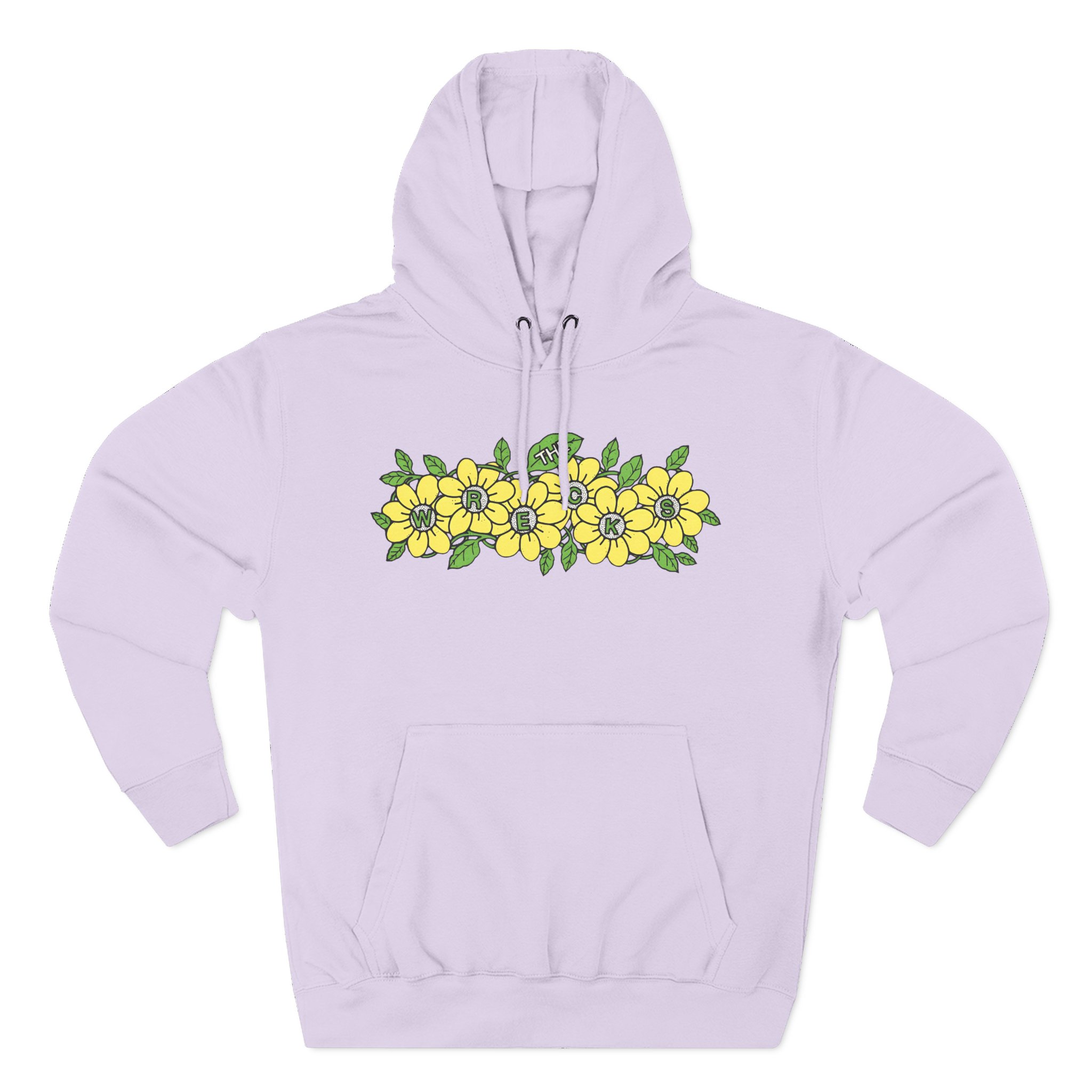 The Wrecks Flower Three-Panel Fleece Hoodie