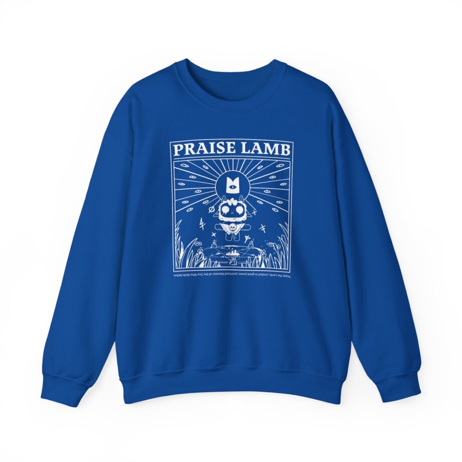 Cult of the Lamb Praise Lamb Unisex Heavy Blend™ Crewneck Sweatshirt