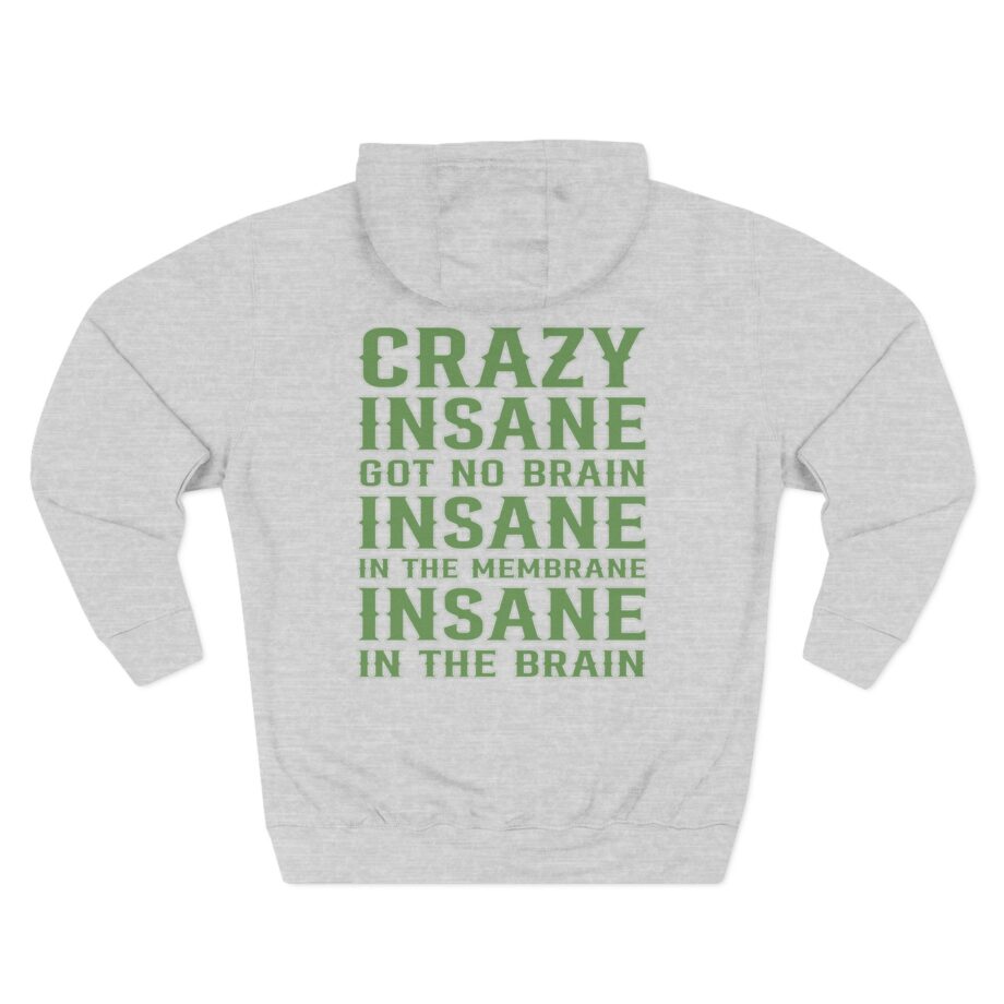Cypress Hill Crazy Insane OG Skull N Compass Three-Panel Fleece Hoodie