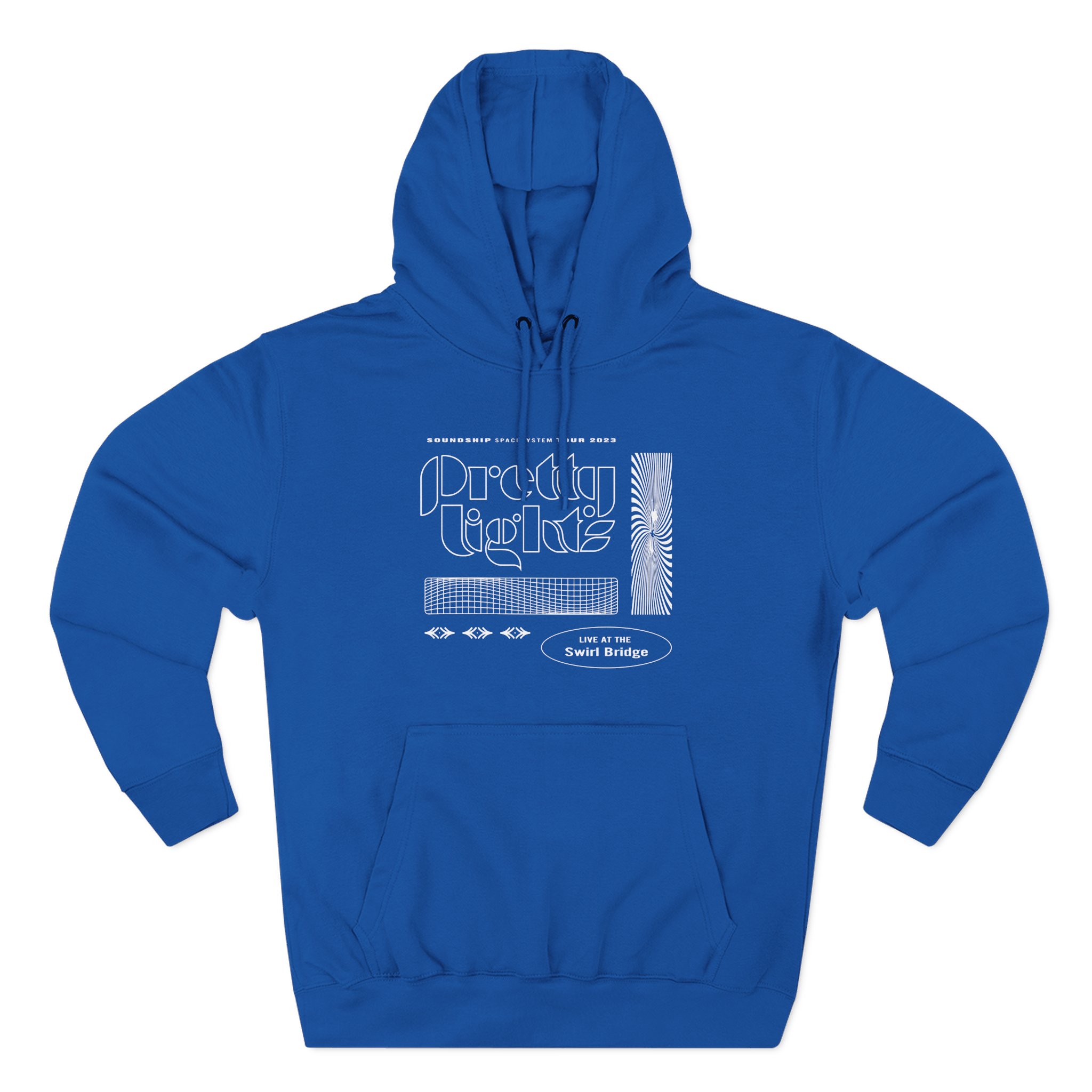 Pretty Lights Swirl Three-Panel Fleece Hoodie