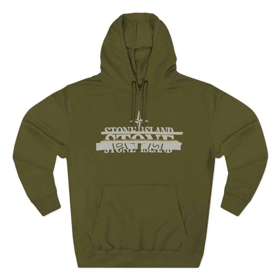 Dermot Kennedy Stone Island Band Multi Logo Three-Panel Fleece Hoodie