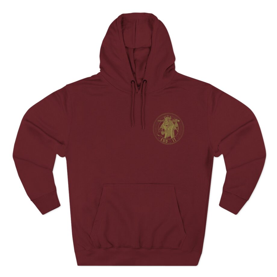 End It King Circle Three-Panel Fleece Hoodie