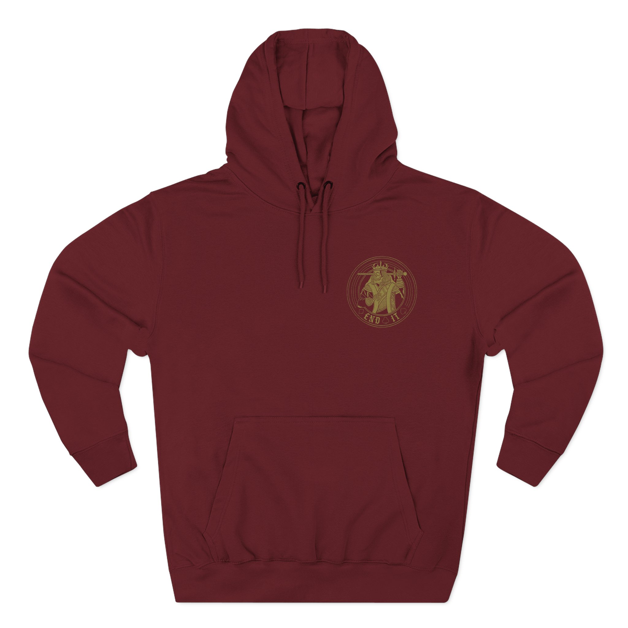 End It King Circle Three-Panel Fleece Hoodie