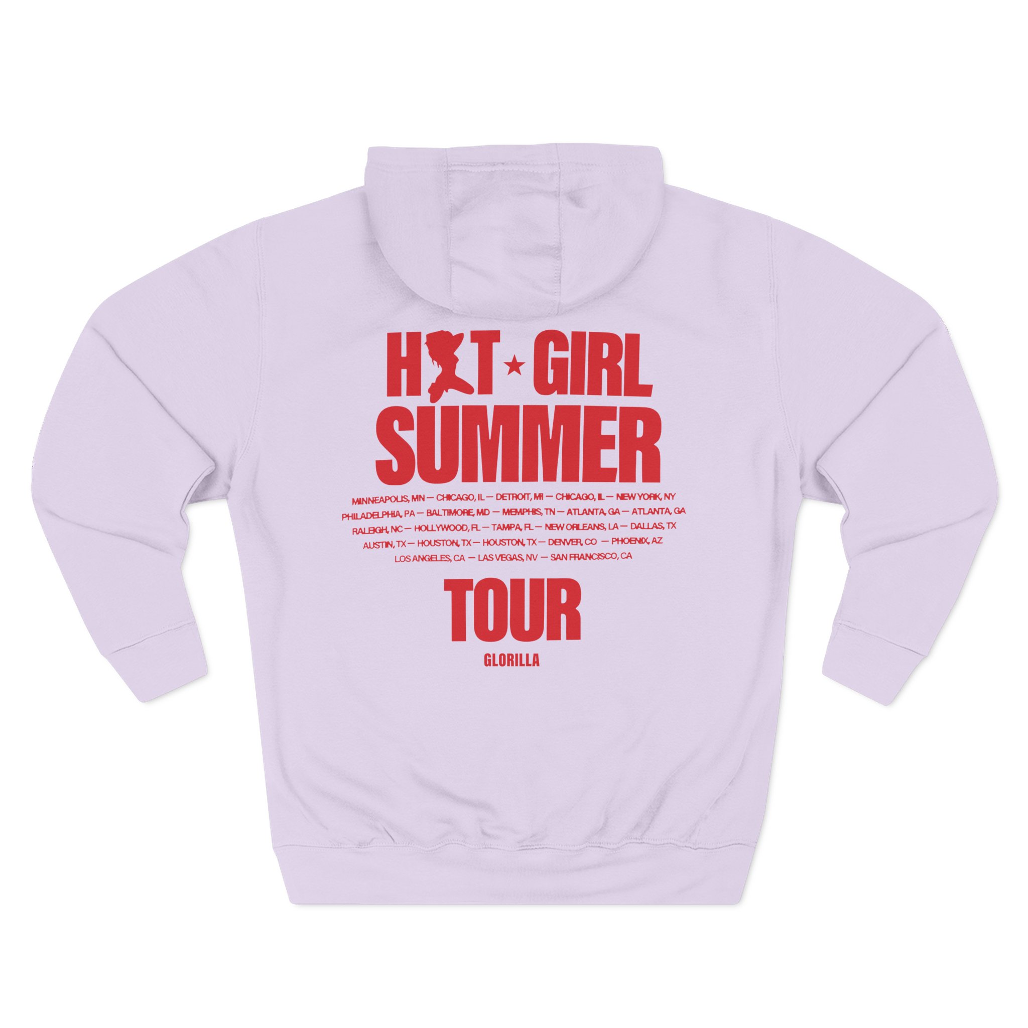 Glorilla Hot Girl Summer Tour Three-Panel Fleece Hoodie