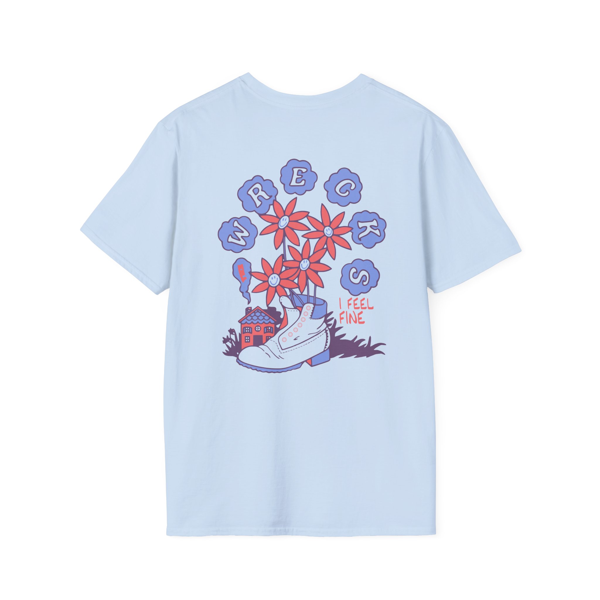 The Wrecks Floral Unisex Softstyle T-Shirt