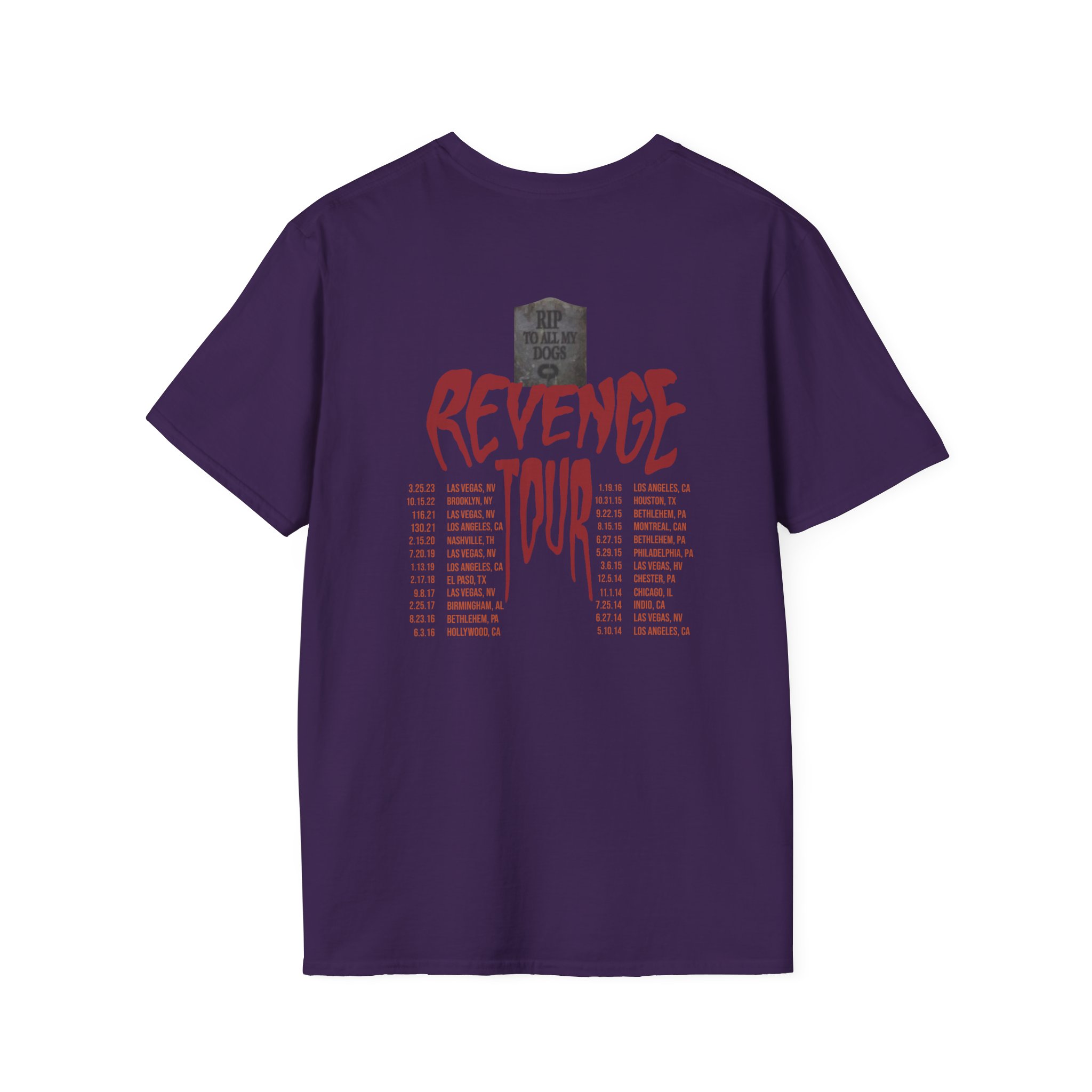 Caleb Plant 10 Year Anniversary Revenge Tour Unisex Softstyle T-Shirt
