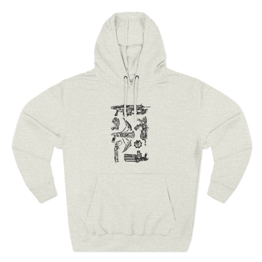 Gears of War Weapon Cover Three-Panel Fleece Hoodie