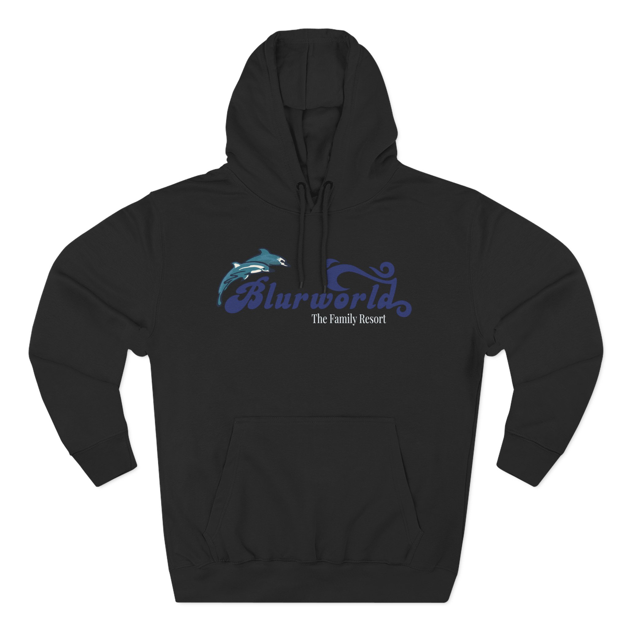 Blur Seaworld Three-Panel Fleece Hoodie