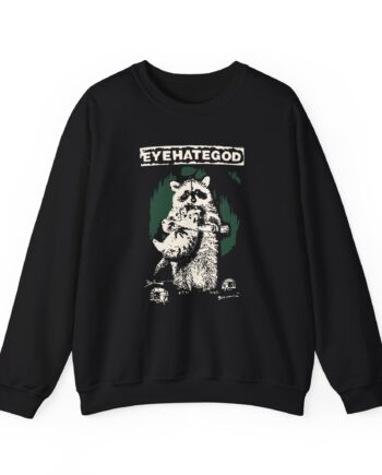 Eyehategod Southern Nihilism Racoon Unisex Heavy Blend™ Crewneck Sweatshirt