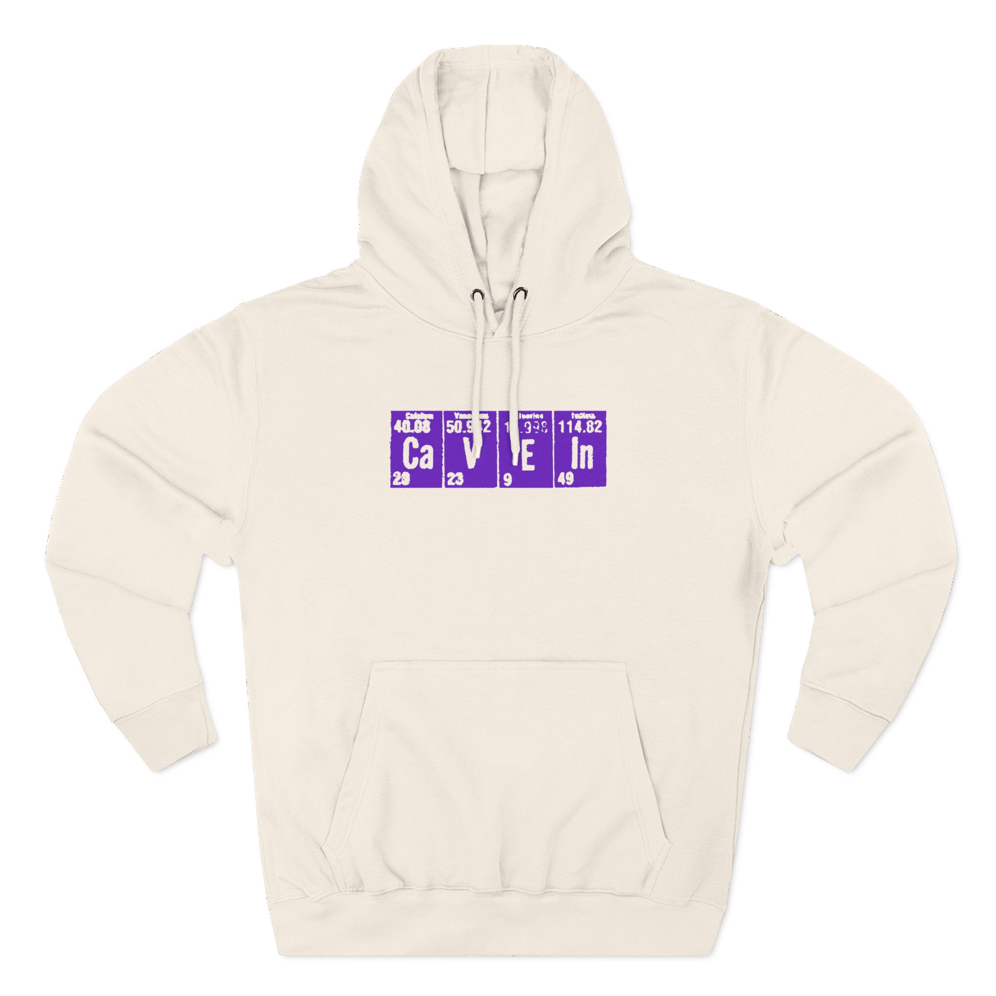 Cave in Elements Three-Panel Fleece Hoodie