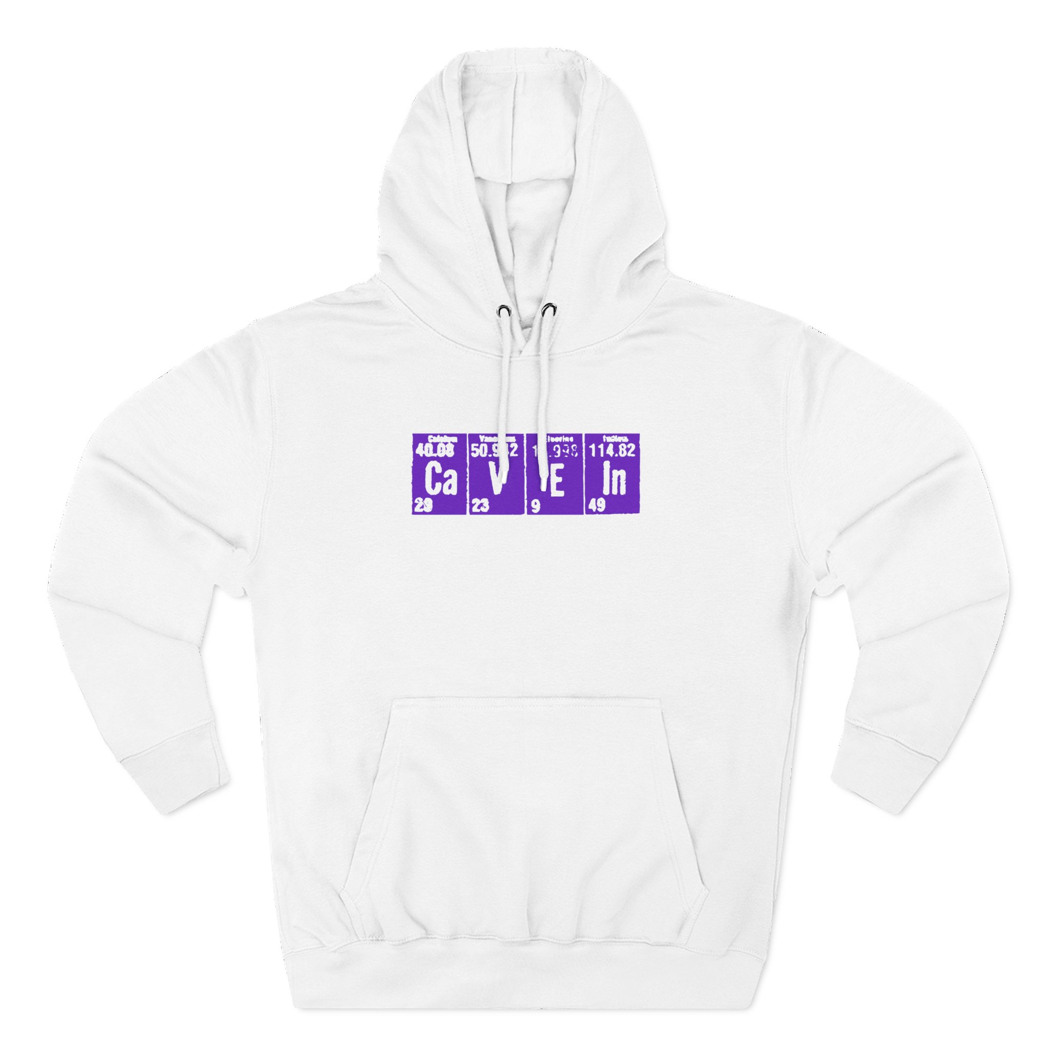 Cave in Elements Three-Panel Fleece Hoodie