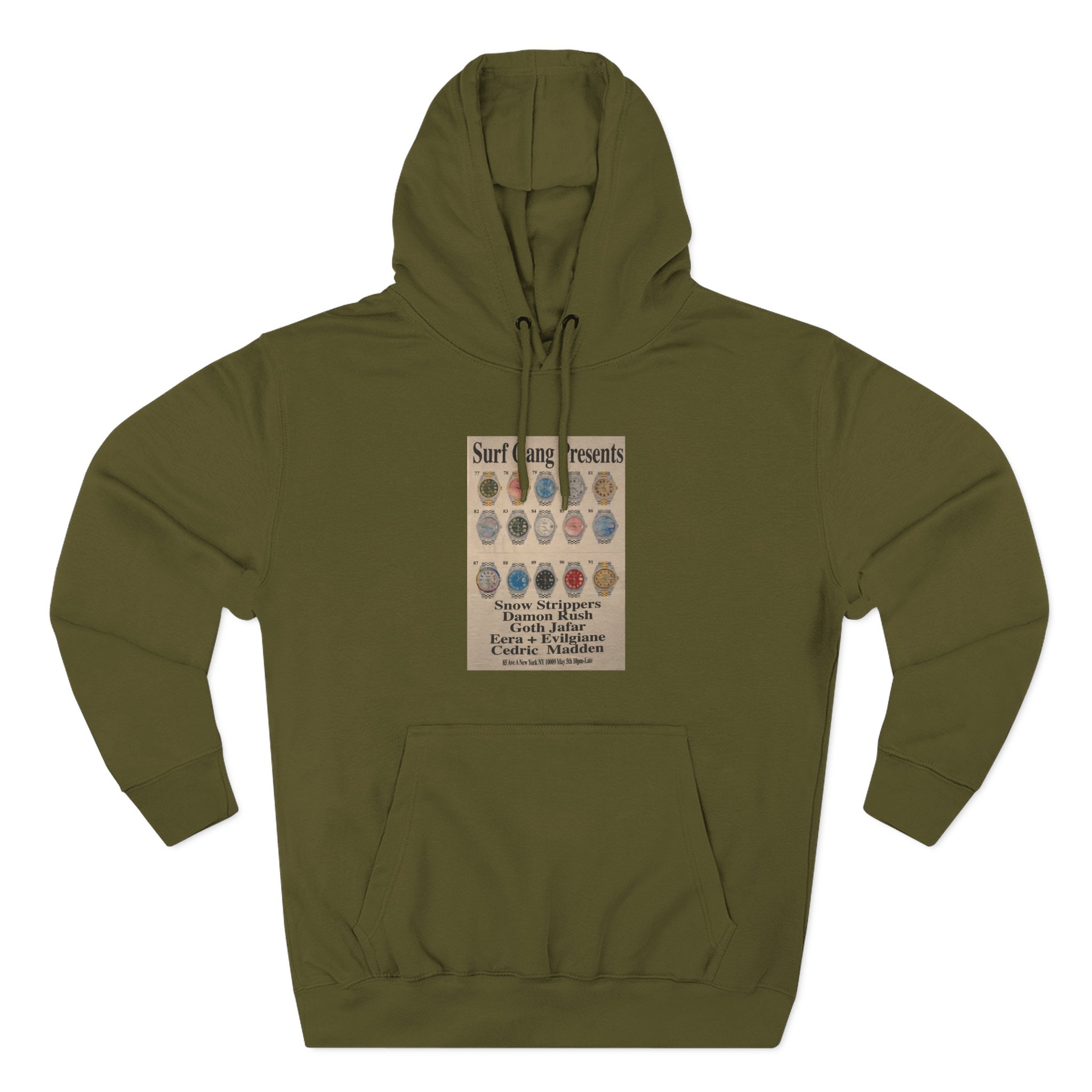 Surf Gang Three-Panel Fleece Hoodie