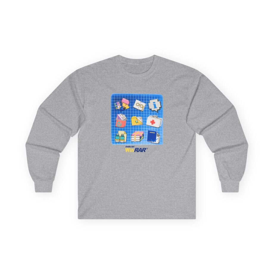 Winrar Software Update Unisex Ultra Cotton Long Sleeve Tee