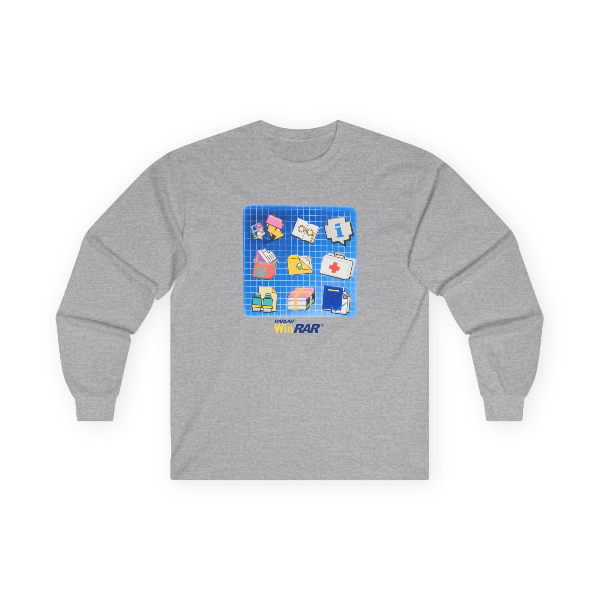 Winrar Software Update Unisex Ultra Cotton Long Sleeve Tee