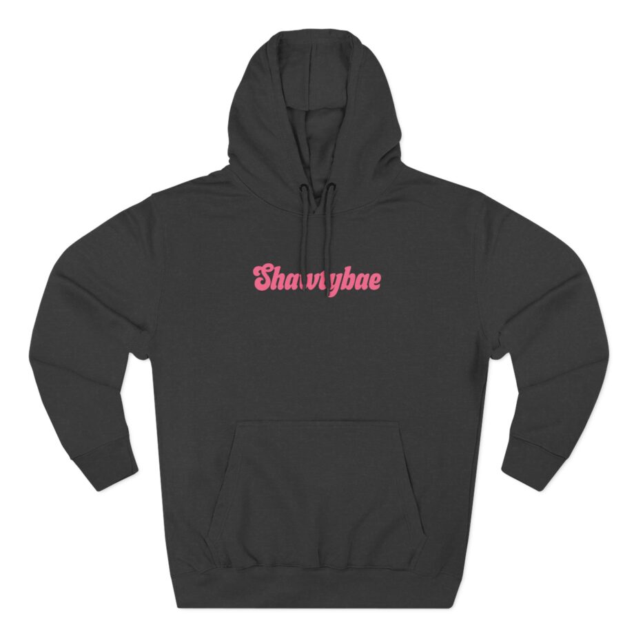 Shawty Bae Three-Panel Fleece Hoodie
