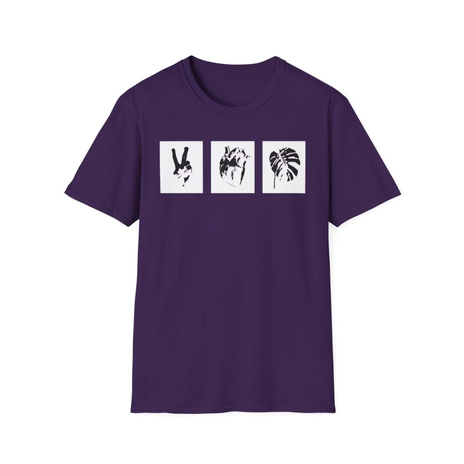 Mumbo Jumbo Peace, Love and Heavy Metal Unisex Softstyle T-Shirt
