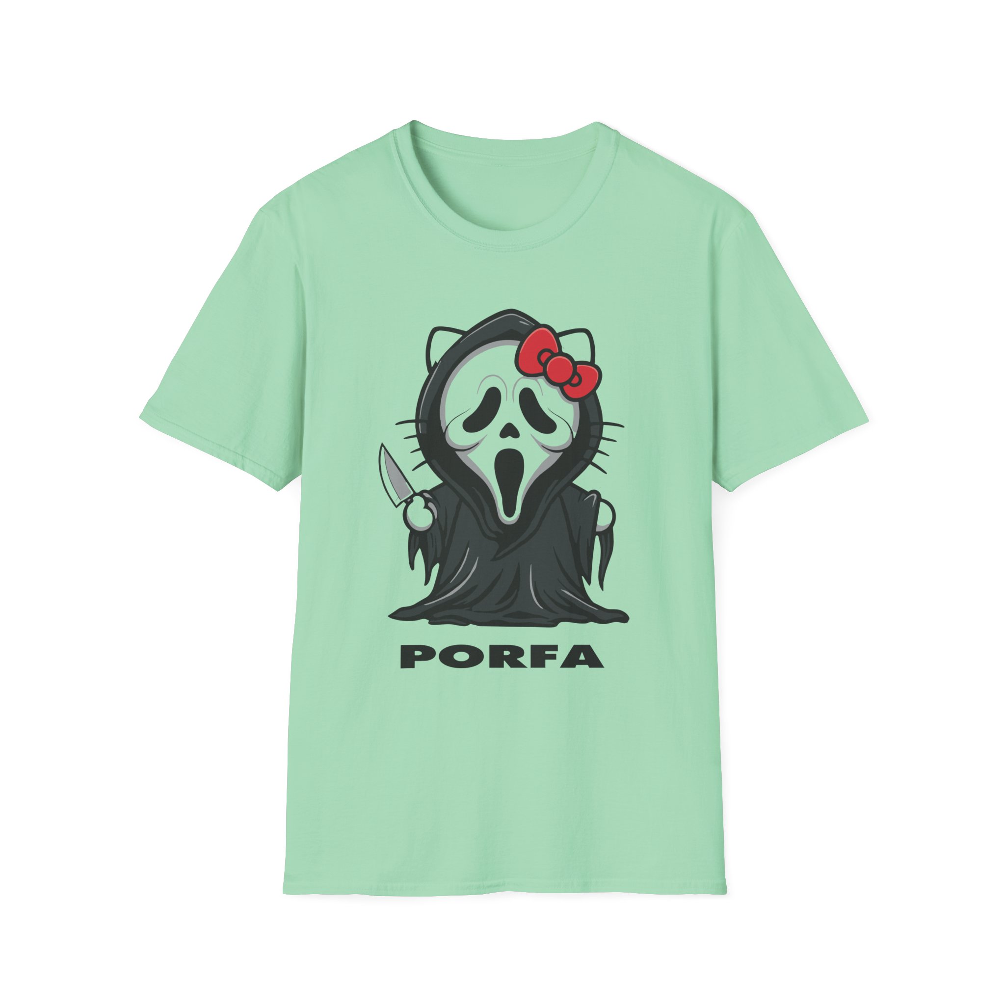 Porfa Scream Halloween Unisex Softstyle T-Shirt