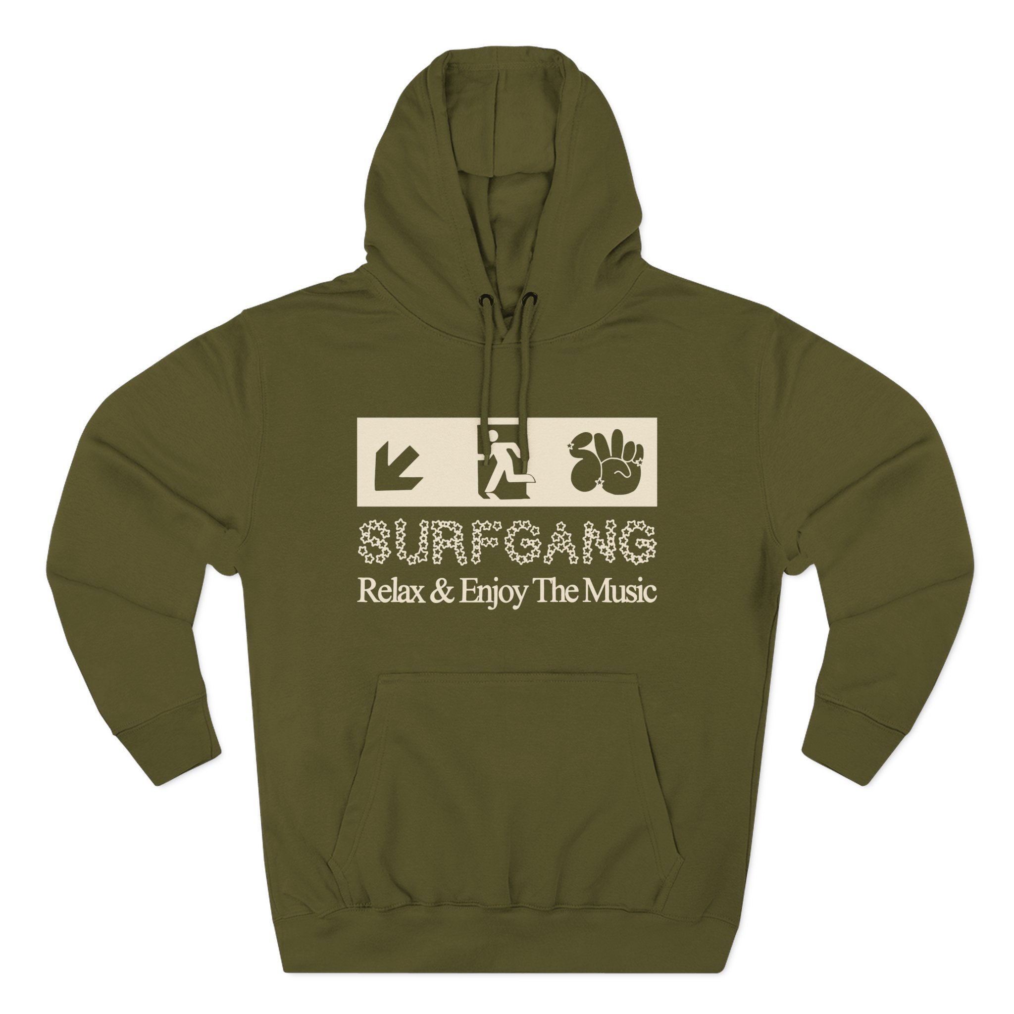 Surf Gang Three-Panel Fleece Hoodie
