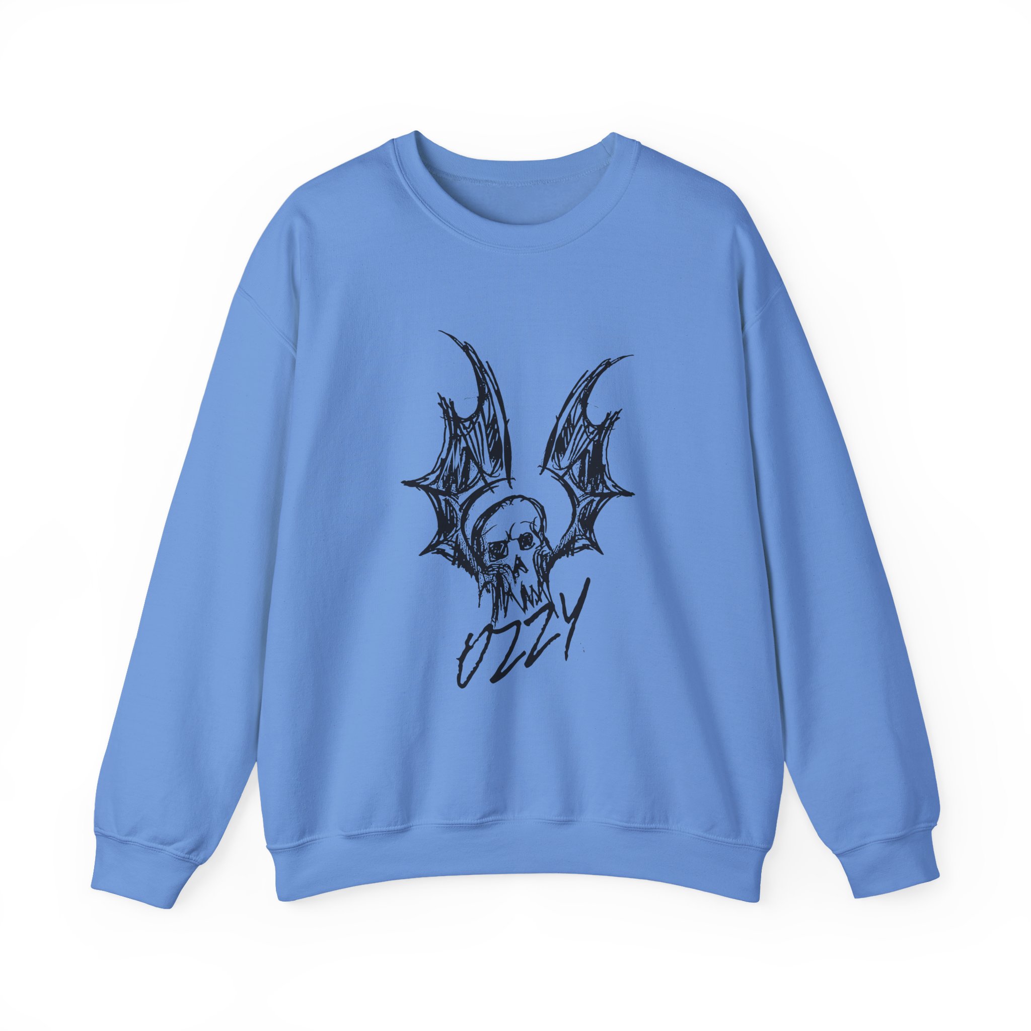 Ozzy Osbourne Bat Sketch Unisex Heavy Blendâ„¢ Crewneck Sweatshirt