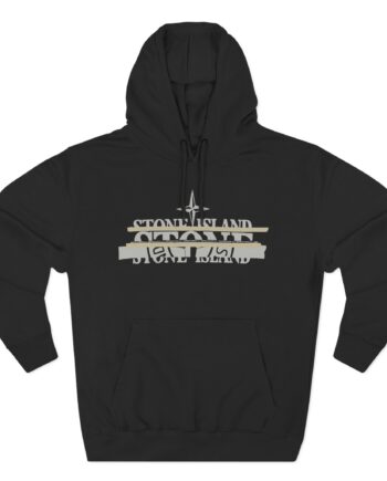 Dermot Kennedy Stone Island Band Multi Logo Three-Panel Fleece Hoodie