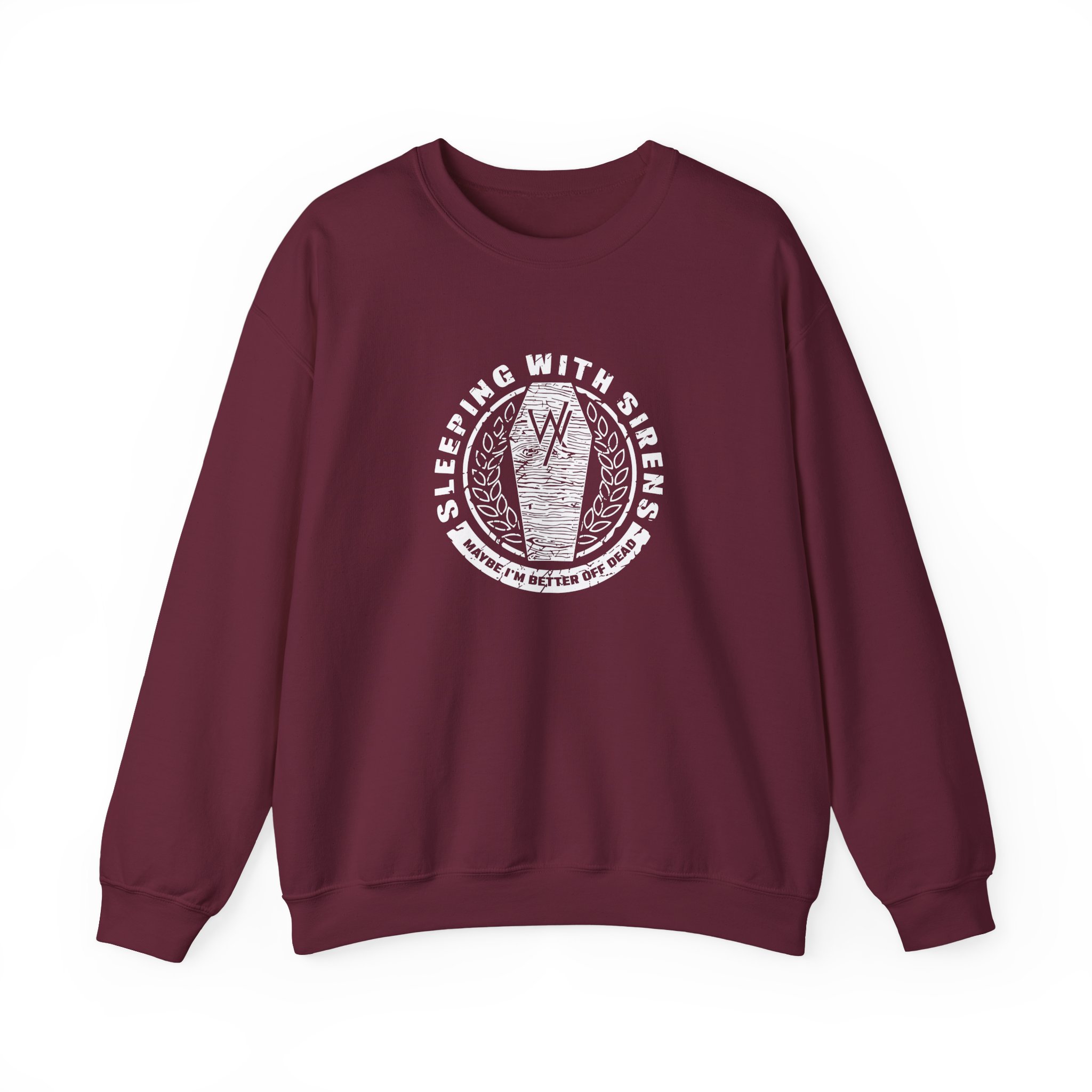 Sleeping With Sirens Coffin Unisex Heavy Blendâ„¢ Crewneck Sweatshirt