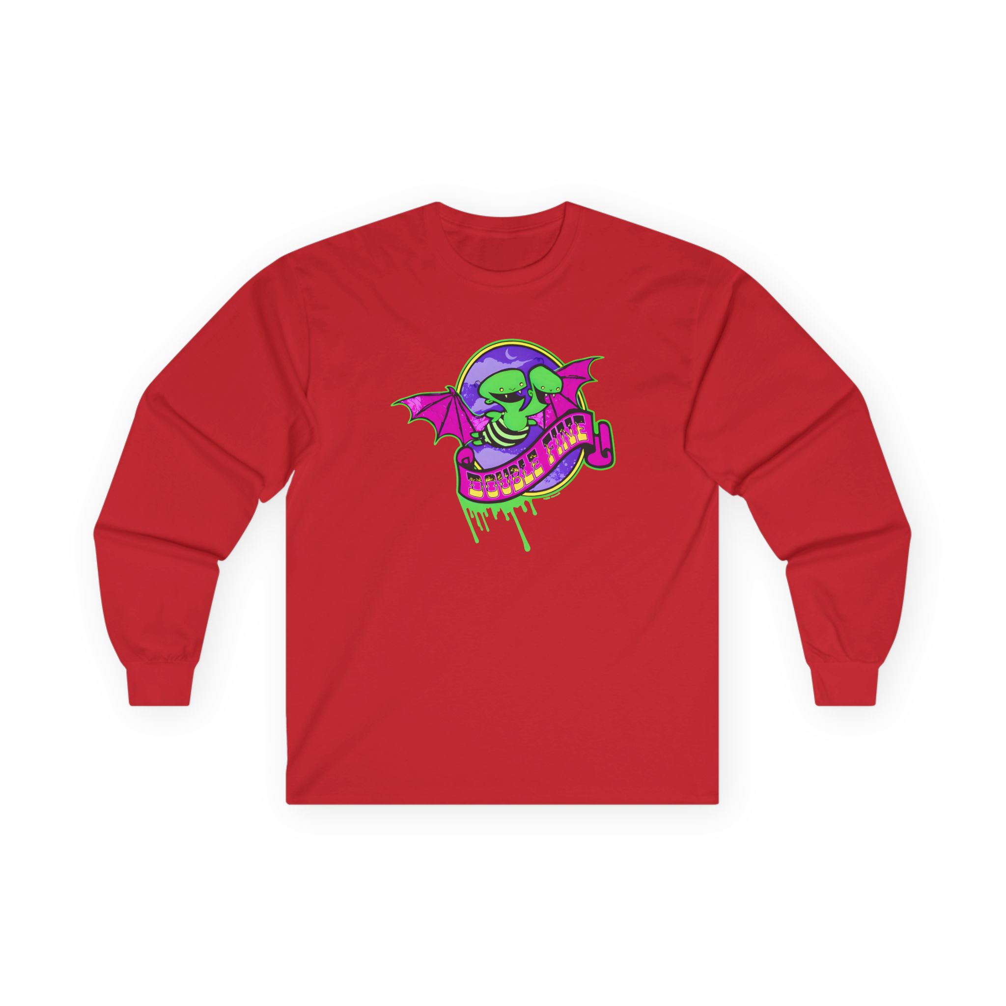 Double Fine Halloween Unisex Ultra Cotton Long Sleeve Tee