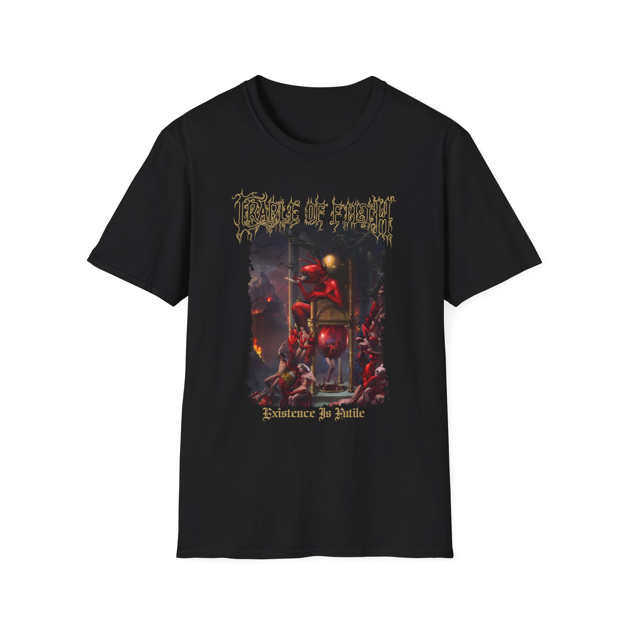 Cradle of Filth Existence is Futile Unisex Softstyle T-Shirt