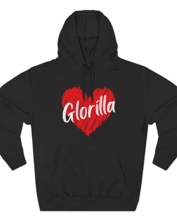 I Love Glorilla Three-Panel Fleece Hoodie