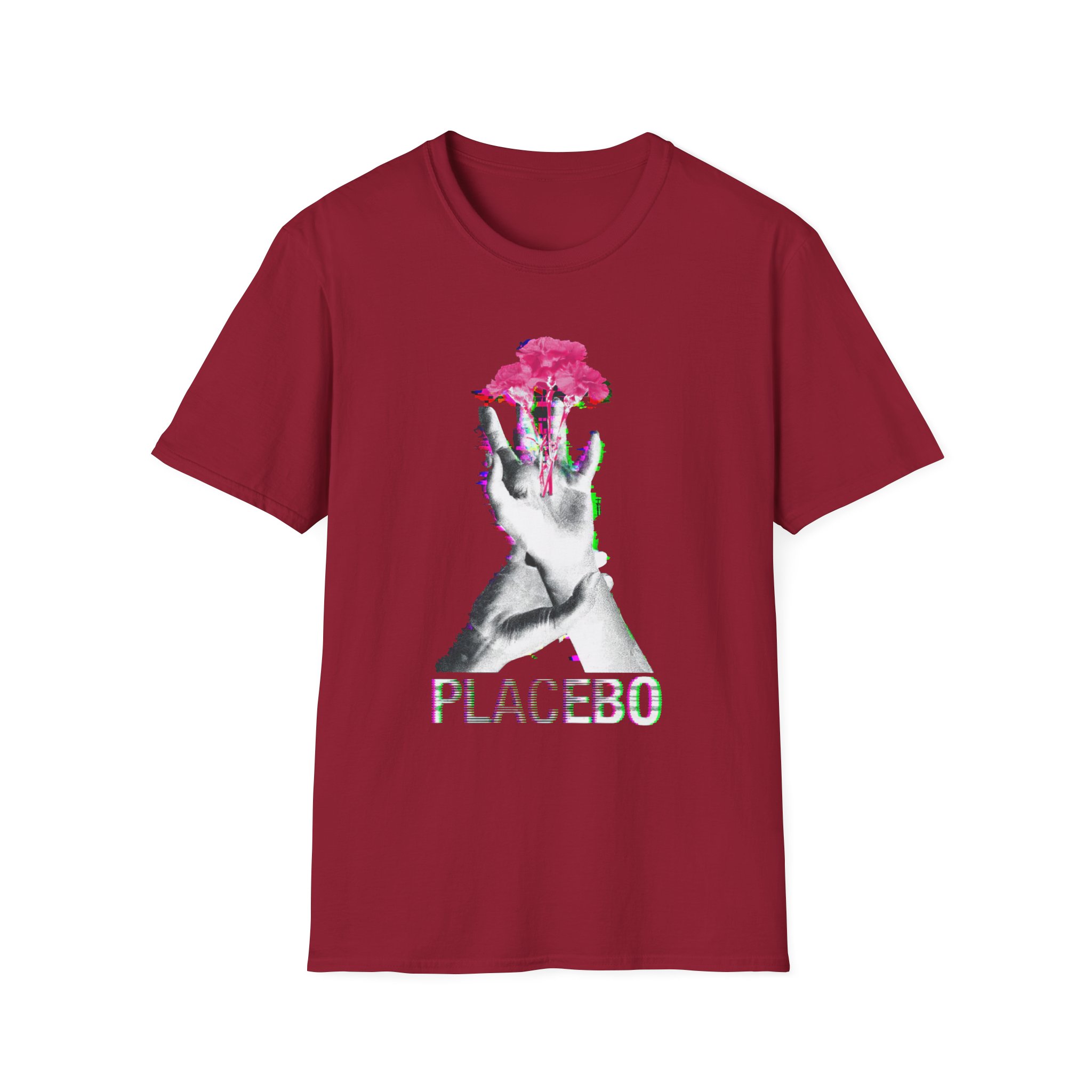 Placebo Flower Hand Unisex Softstyle T-Shirt