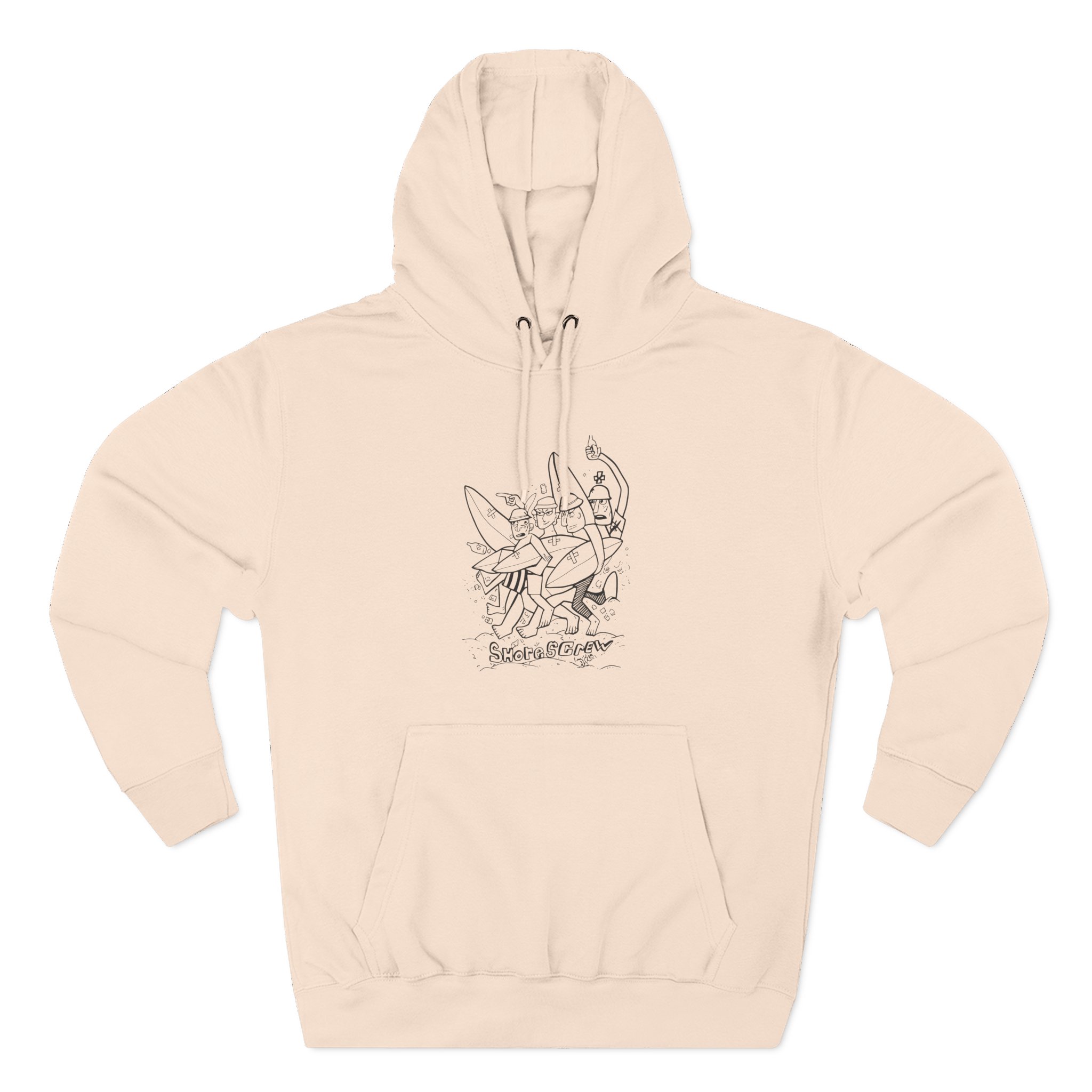 Surf Gang Three-Panel Fleece Hoodie
