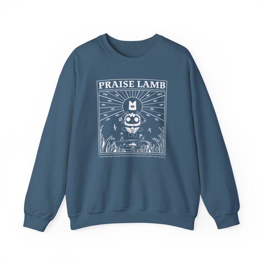 Cult of the Lamb Praise Lamb Unisex Heavy Blend™ Crewneck Sweatshirt