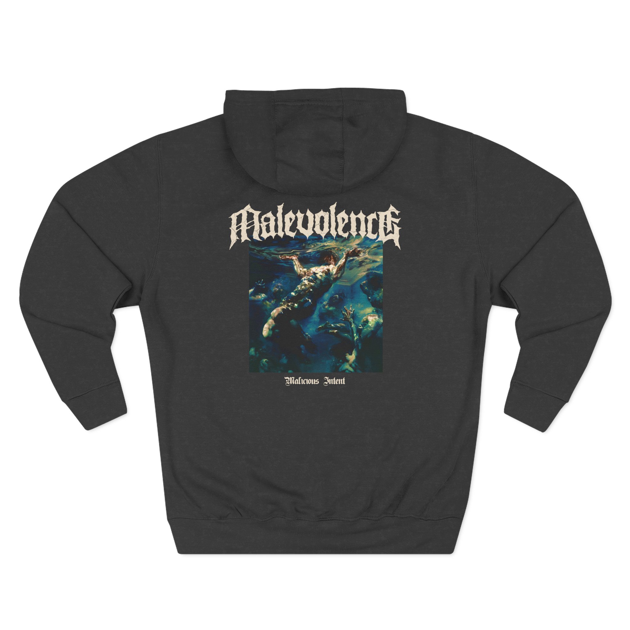 Malevolence Malicious Intent Three-Panel Fleece Hoodie