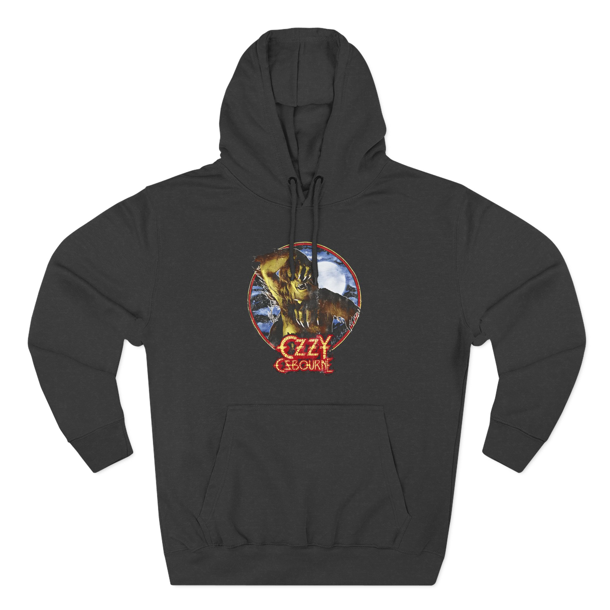 Ozzy Osbourne Bark At The Moon Three-Panel Fleece Hoodie