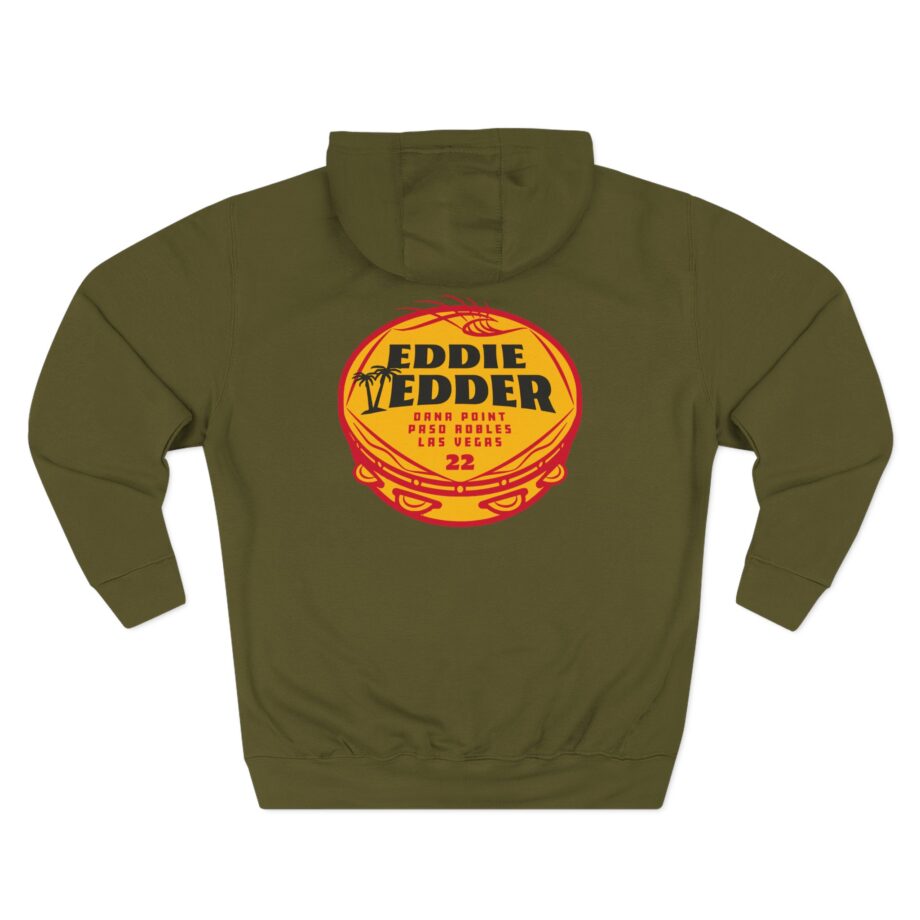 Eddie Vedder Tambourine Three-Panel Fleece Hoodie