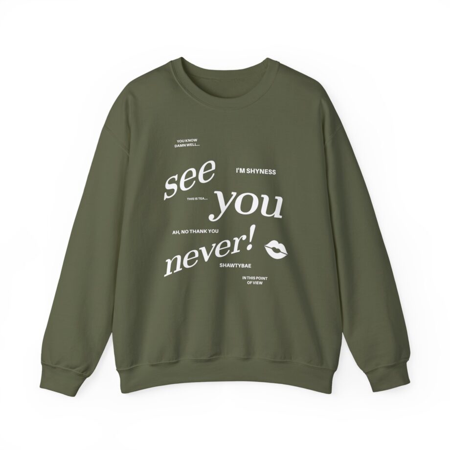 Shawty Bae Diss Gurrr Anniversary Unisex Heavy Blend™ Crewneck Sweatshirt