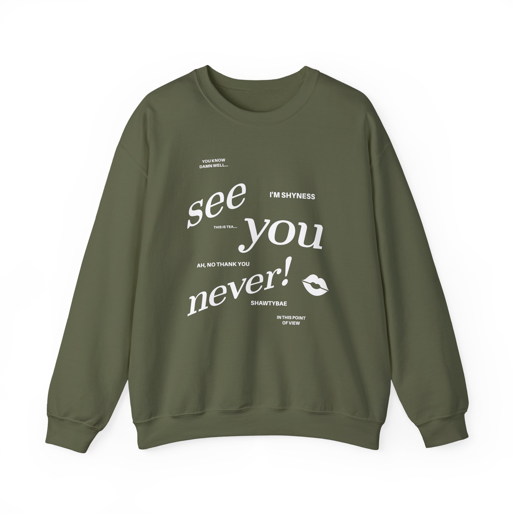 Shawty Bae Diss Gurrr Anniversary Unisex Heavy Blendâ„¢ Crewneck Sweatshirt