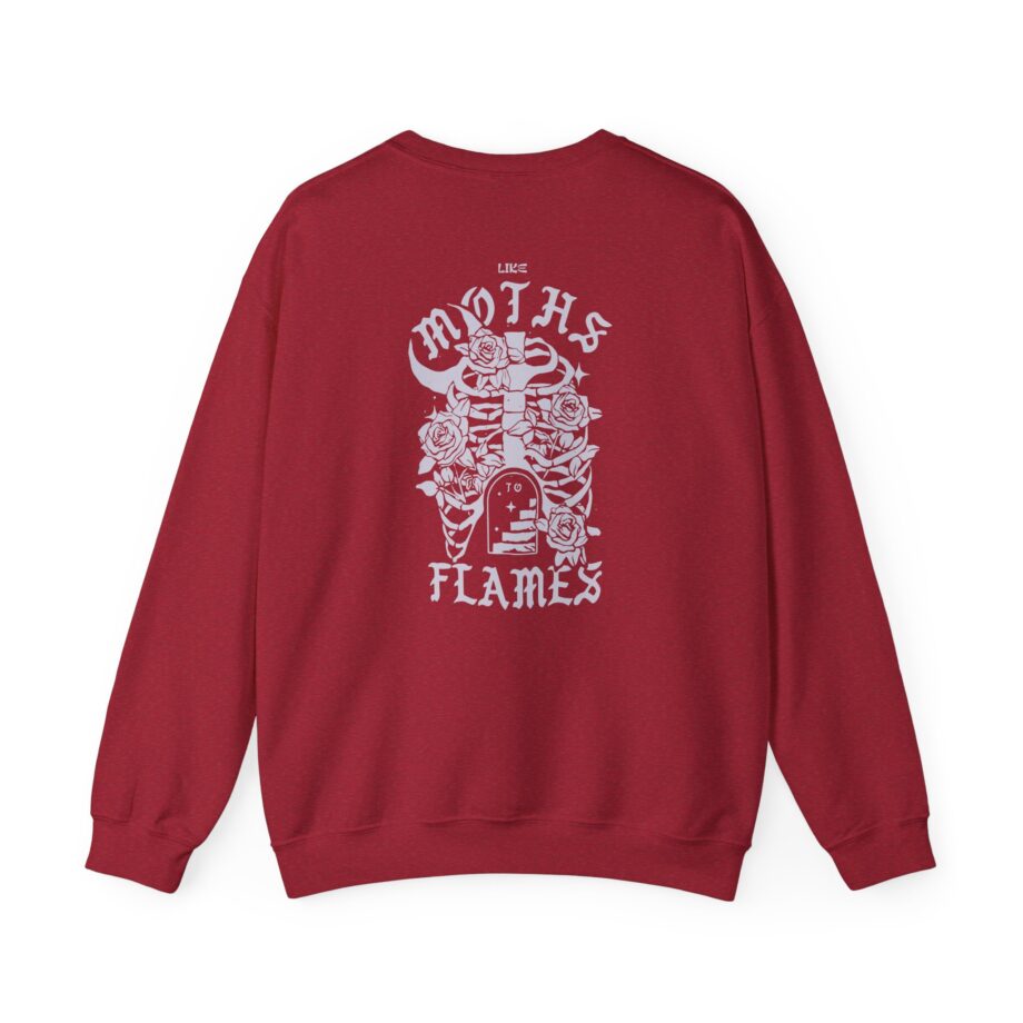 Like Moths to Flames Unisex Heavy Blend™ Crewneck Sweatshirt