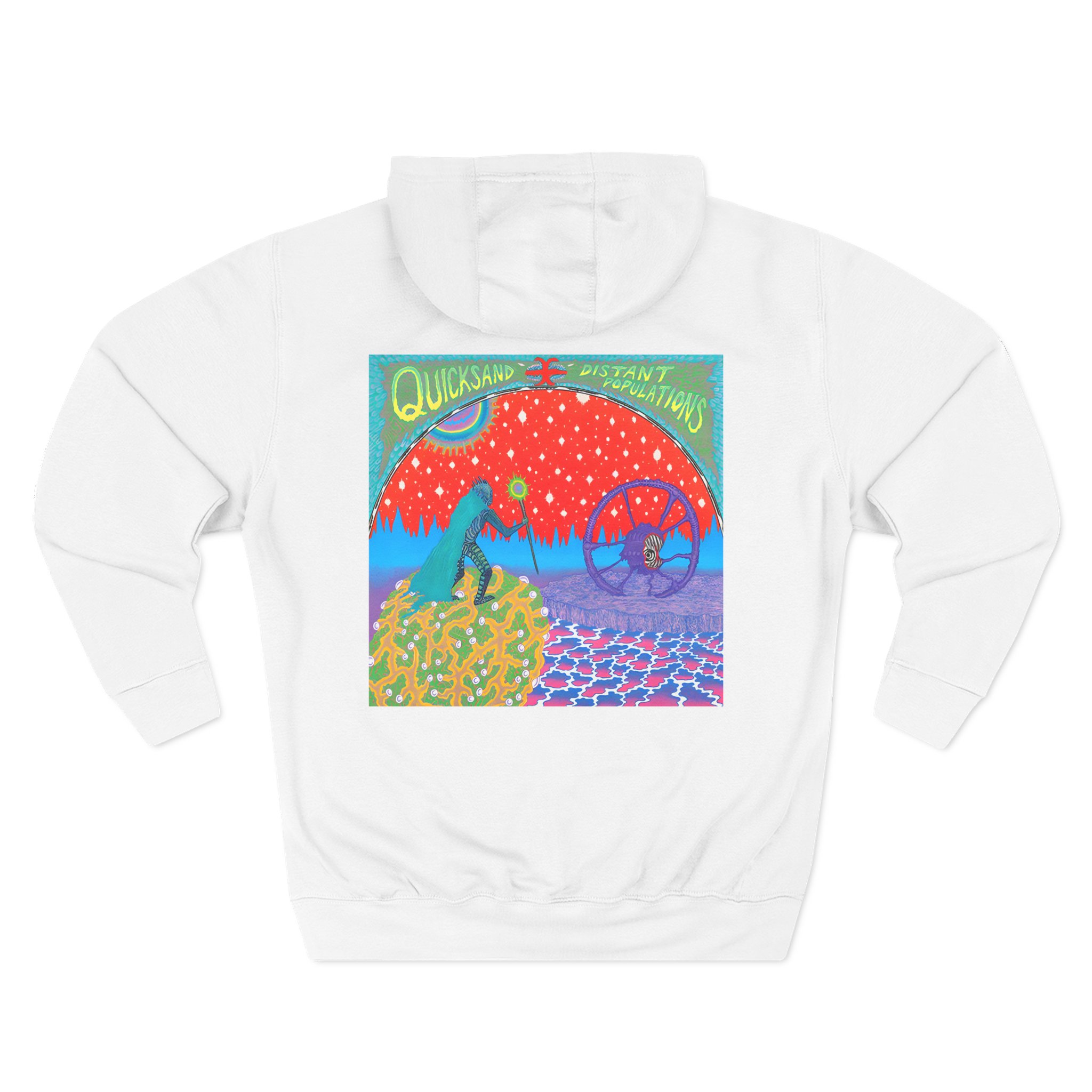 Quicksand Distant Populations Three-Panel Fleece Hoodie
