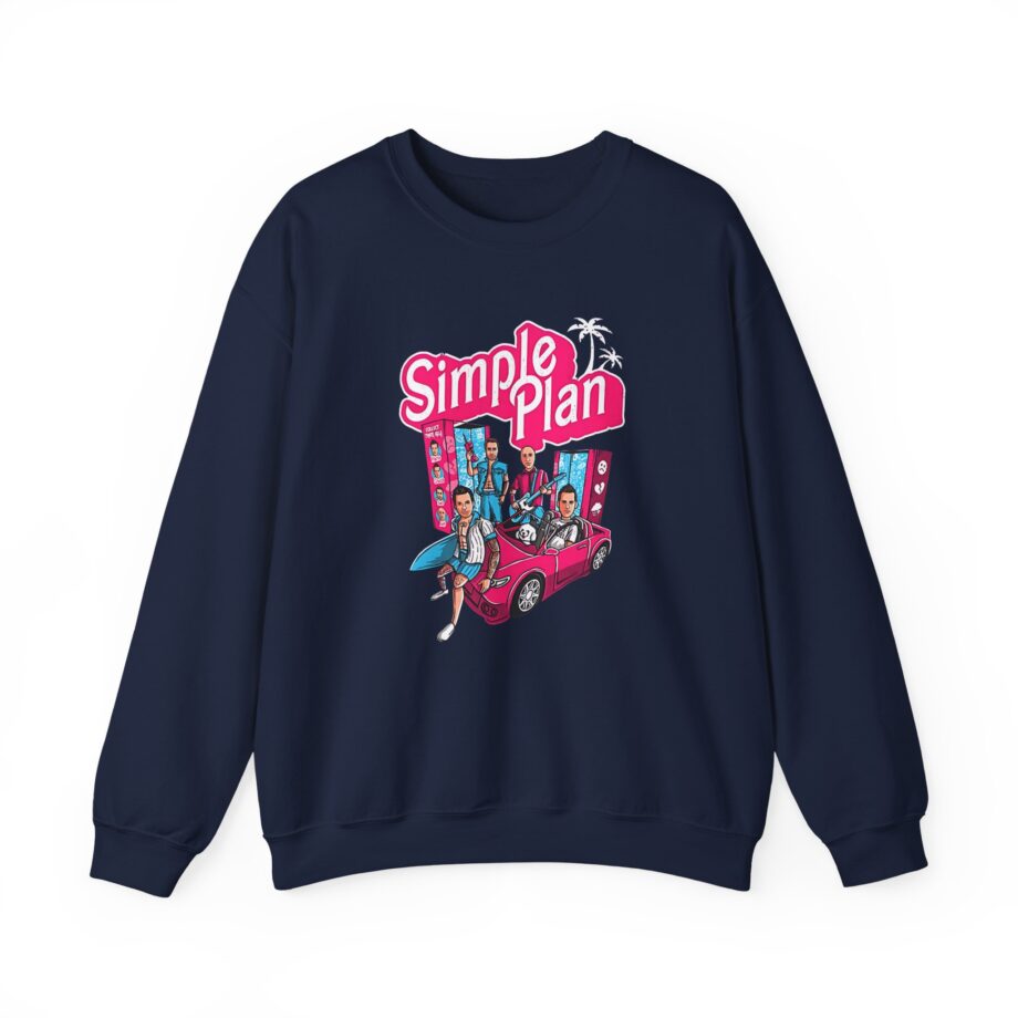 Simple Plan Dolls and Car Unisex Heavy Blend™ Crewneck Sweatshirt
