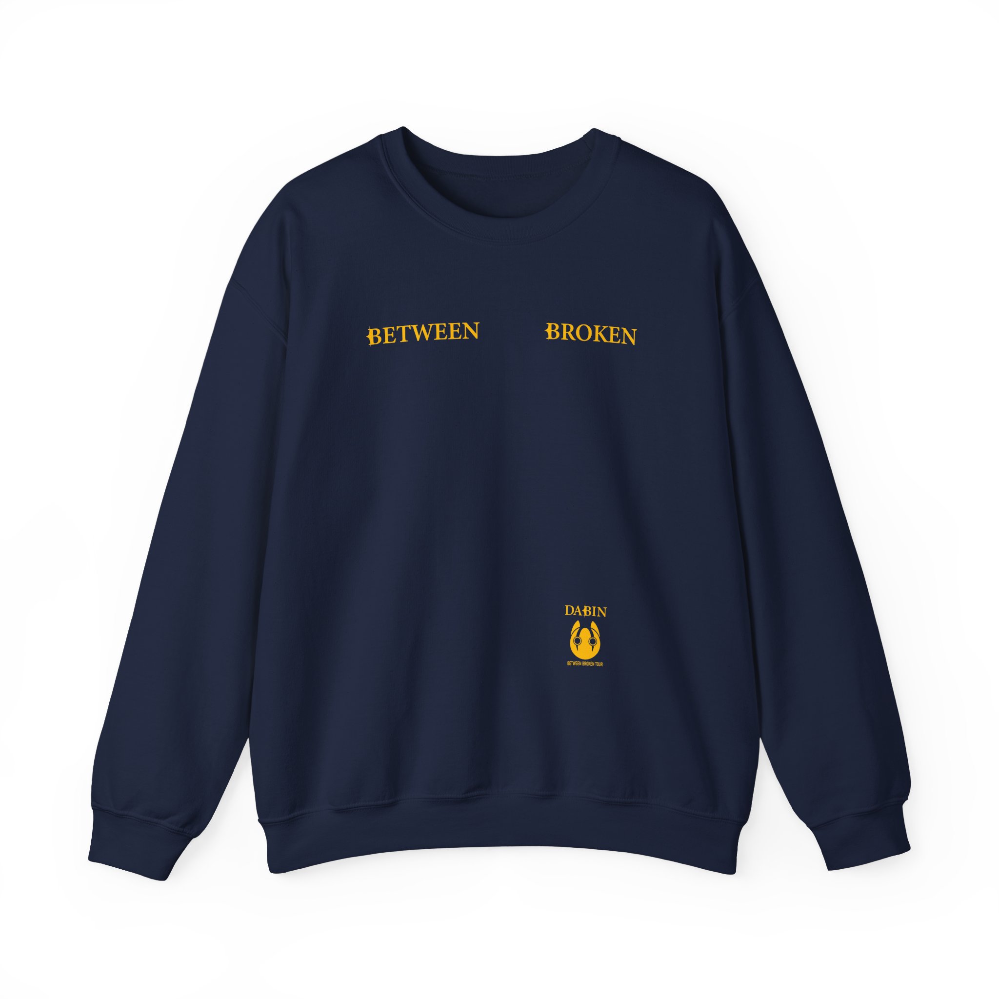 Dabin Between Broken Glyph Mask Unisex Heavy Blendâ„¢ Crewneck Sweatshirt