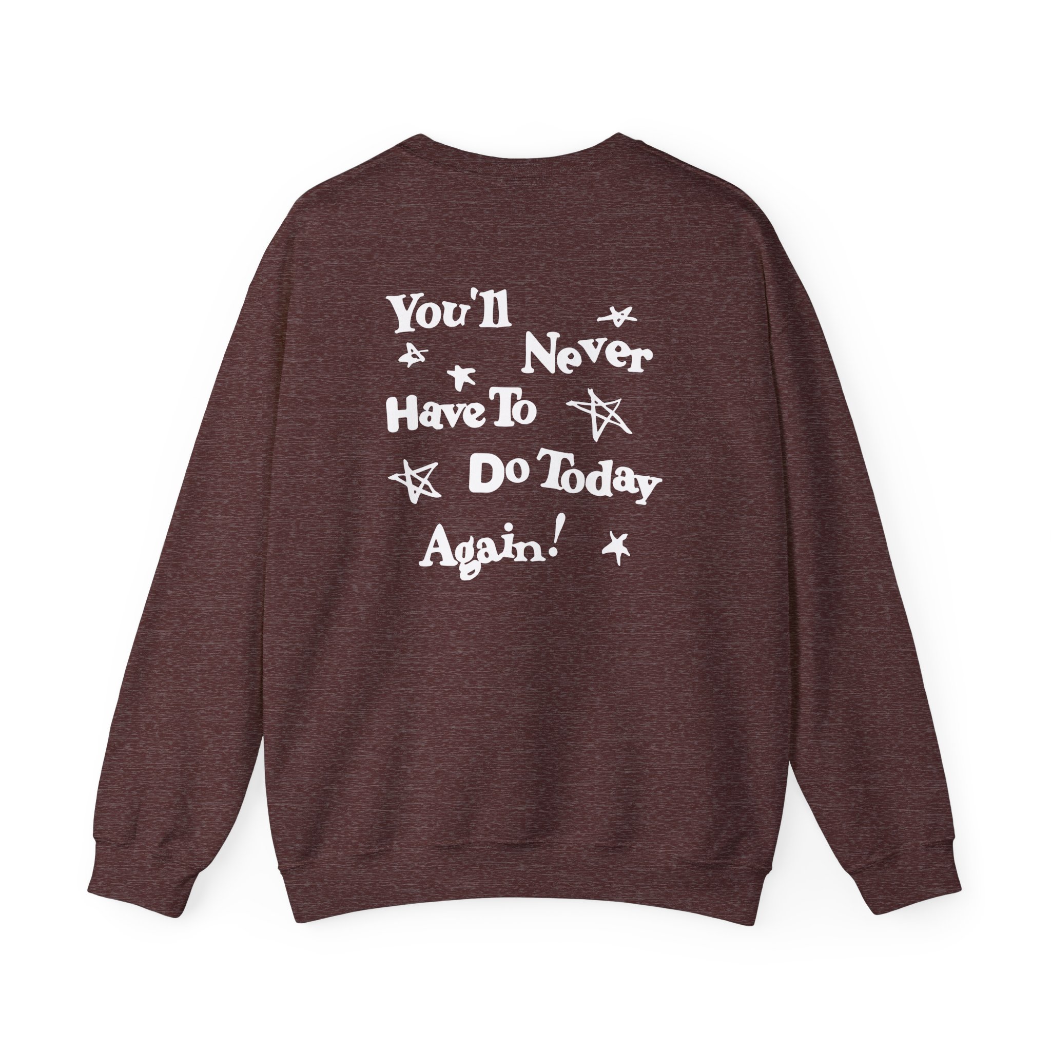 Alex Warren You’ll Never Have to Do Today Again Unisex Heavy Blend™ Crewneck Sweatshirt