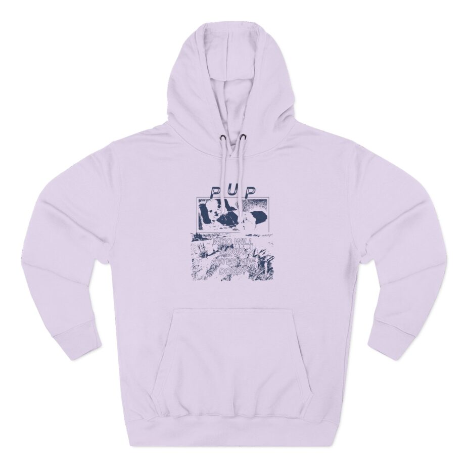 Pup the Desolation of Dog Three-Panel Fleece Hoodie