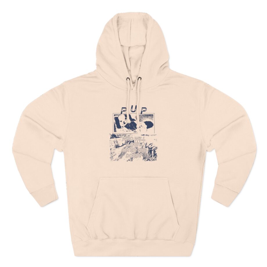 Pup the Desolation of Dog Three-Panel Fleece Hoodie